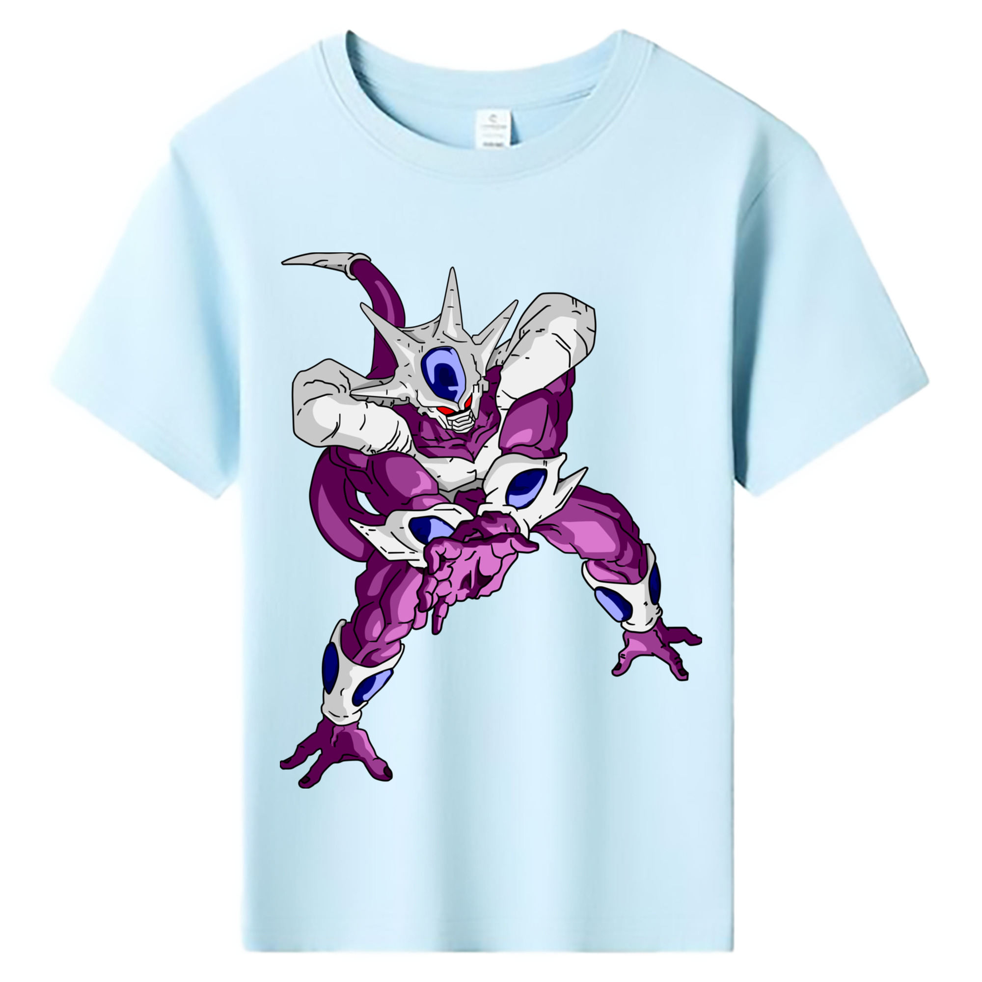 （画像用） ドラゴンボール クウラ DRAGON BALL Cooler Coora 綿100％キッズTシャツ（フロントプリント）